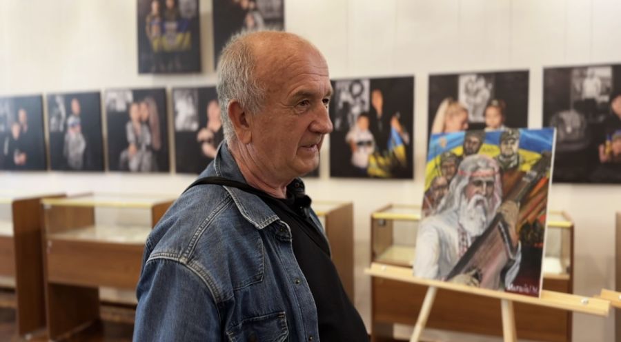 Фото до матеріалу: Калуський художник Іван Матвіїв: від радянських щів до картин про війну