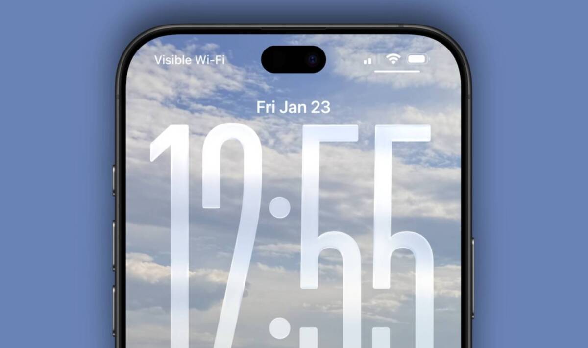 Фото до матеріалу: iPhone 18 Pro: Dynamic Island зменшується майже на третину