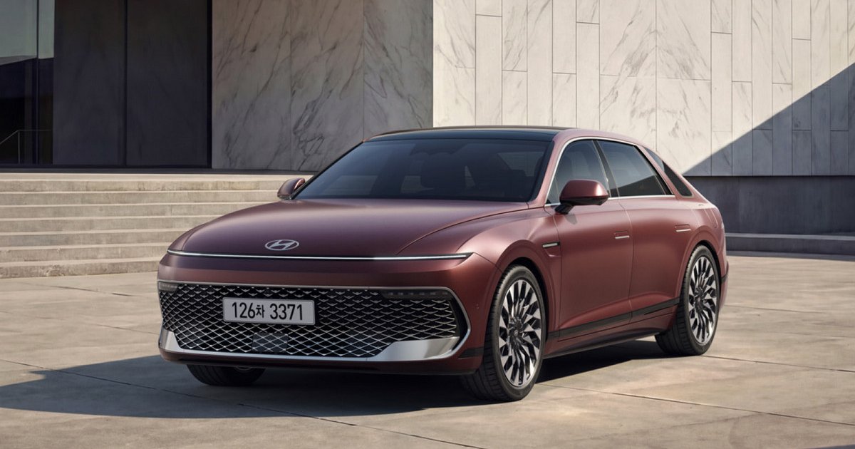 Фото до матеріалу: Hyundai Grandeur 2026: флагманський седан з заводським ГБО та новим дизайном
