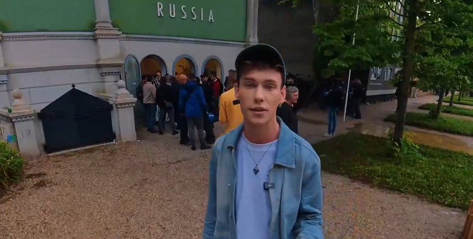 Фото до матеріалу: Запитав про атаки по Україні: відомий журналіст "зіпсував" послу РФ бієнале у Венеції