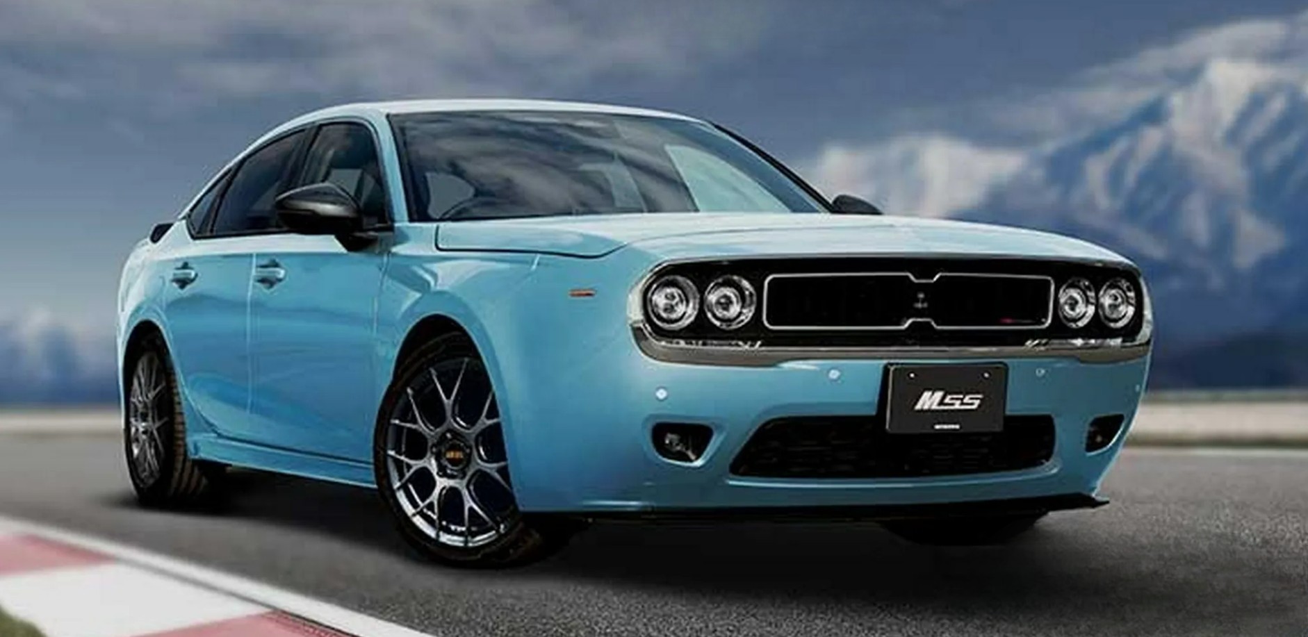 Фото до матеріалу: Японський Mitsuoka M55 RS: лімітований ретро-фастбек на базі Honda Civic