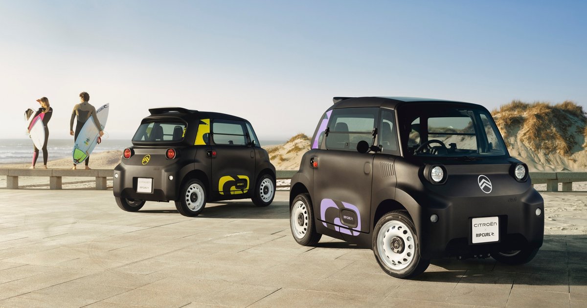 Фото до матеріалу: Citroen представив стильний електрокар Rip Curl за 9290 євро: керувати можна без прав