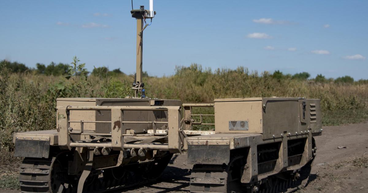 Фото до матеріалу: Чому наземні дрони не встигають за потребами фронту: експерт про головні перешкоди