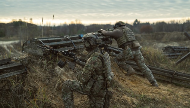 Фото до матеріалу: Нацгвардійці прорвали лінію оборони росіян на Вовчанському напрямку