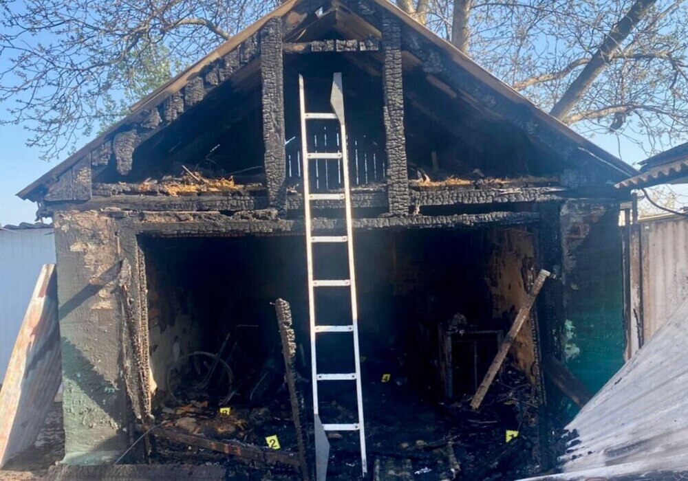 Фото до матеріалу: Пожежа в гаражі на Білоцерківщині: загинув пенсіонер
