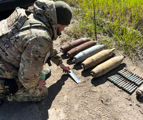 Фото до матеріалу: Поліція знищила схованку з мінами та авіаракетою в Баштанському районі