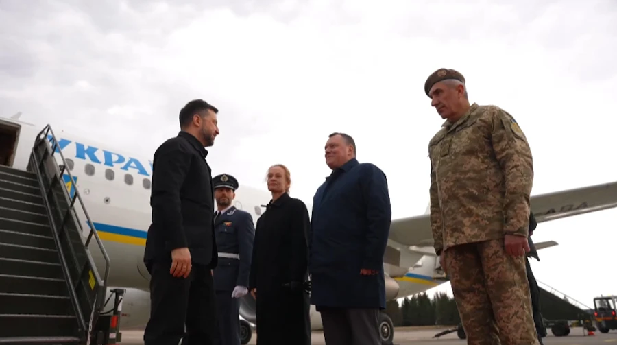 Фото до матеріалу: Зеленський прибув до Норвегії з офіційним візитом