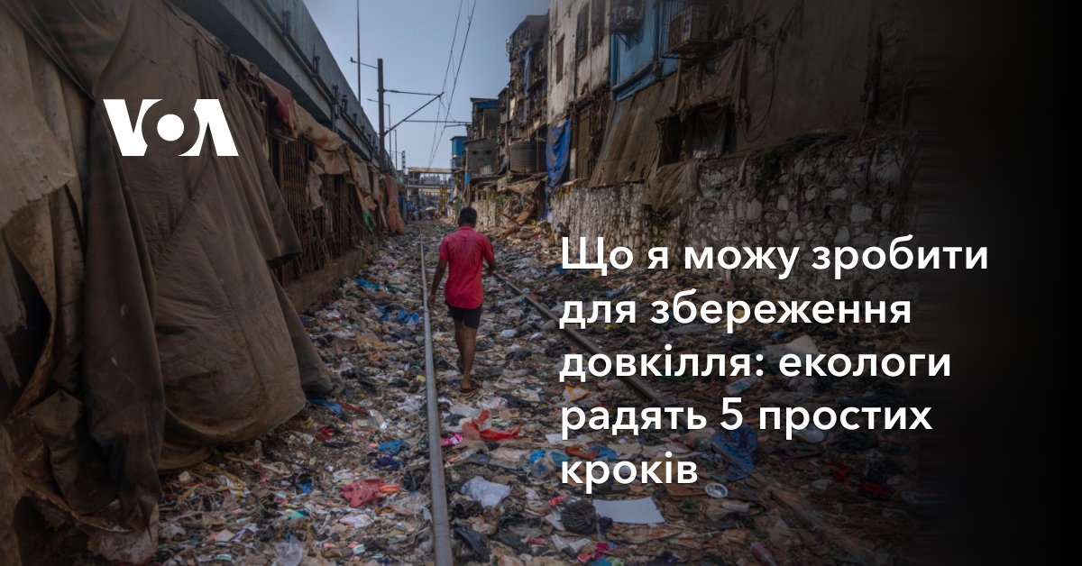 Фото до матеріалу: Екологи назвали 5 простих кроків, які кожен українець може зробити для збереження довкілля