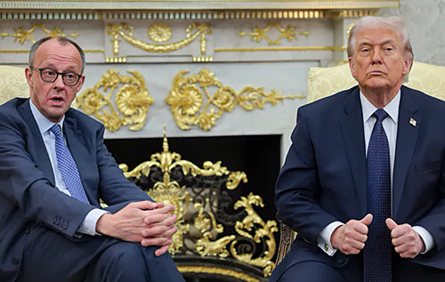 Фото до матеріалу: Мерц прокоментував відносини з Трампом: війна в Ірані напружує Берлін і Вашингтон