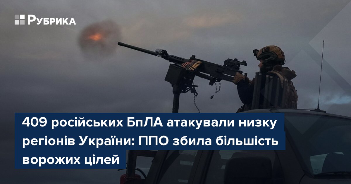 Фото до матеріалу: Масована атака 409 дронів: ППО збила більшість цілей, постраждали Харків та Тернопіль