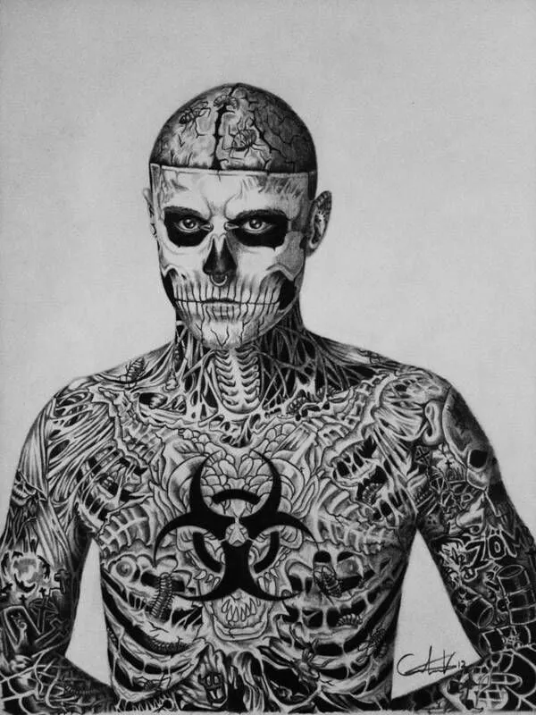 Фото до матеріалу: Перевершив Zombie Boy: медик із Дрогобича набив 230 татуювань кісток і встановив світовий рекорд. Фото