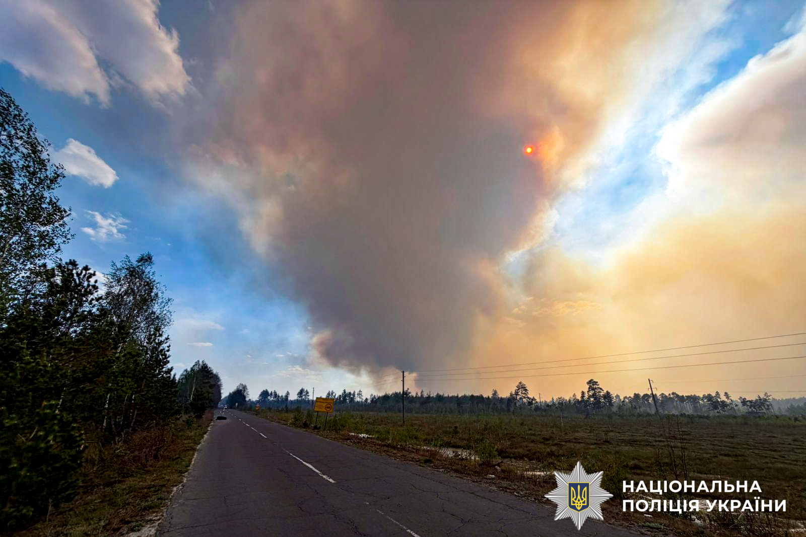Фото до матеріалу: Пожежа в Рокитнівському районі: вогонь між селами Блажево та Більськ