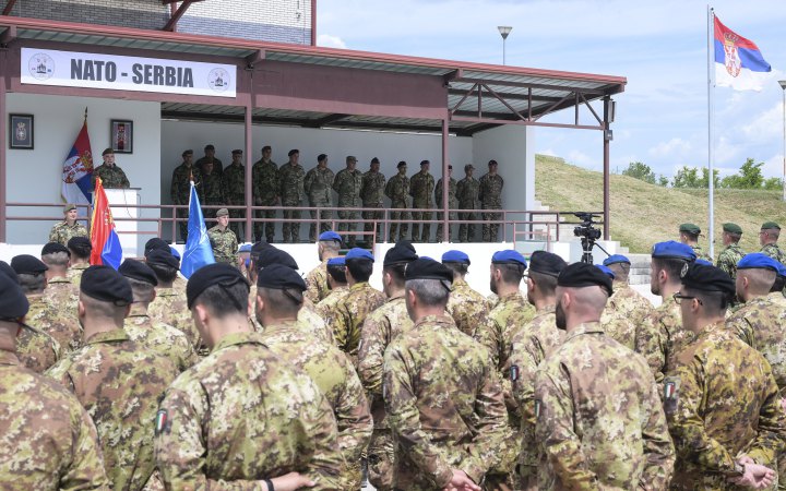 Фото до матеріалу: Сербія вперше проводить спільні військові навчання з НАТО
