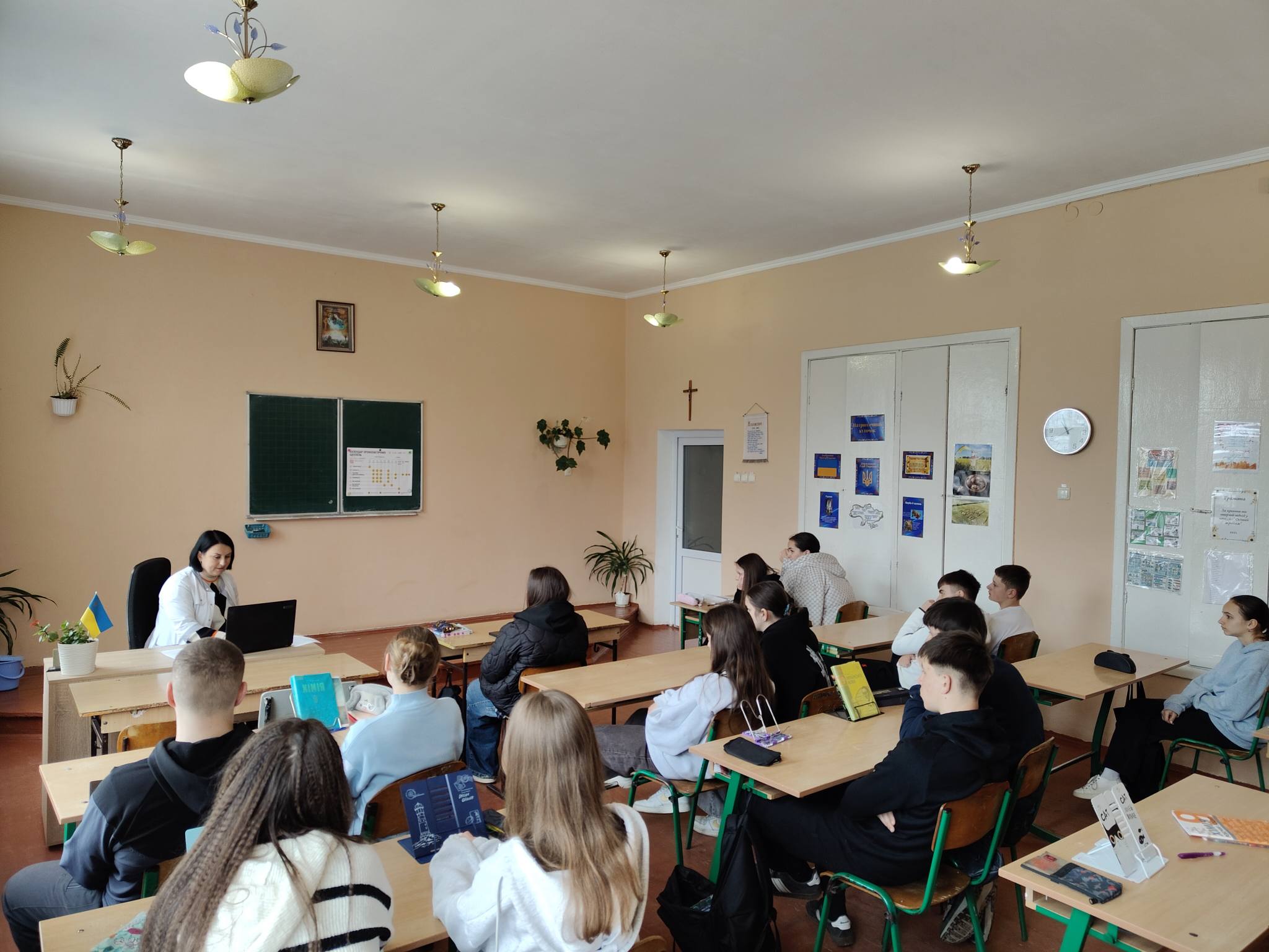 Фото до матеріалу: У школі Моршинської громади відзначили Всесвітній тиждень імунізації