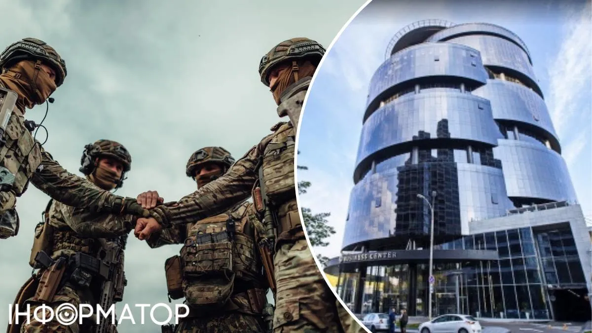 Фото до матеріалу: БЦ IQ попросив військових зняти форму на оборонному форумі: скандал у Києві