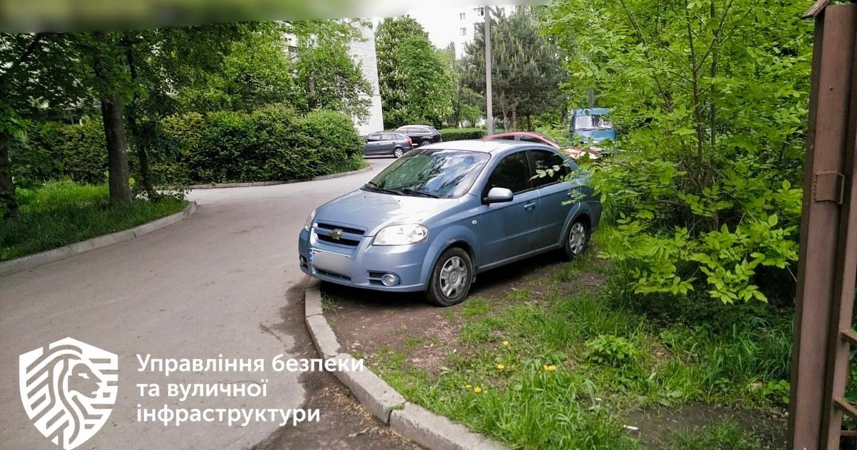 Фото до матеріалу: У Львові назвали вулиці-лідери з паркуванням на газонах: статистика за 2025–2026 роки