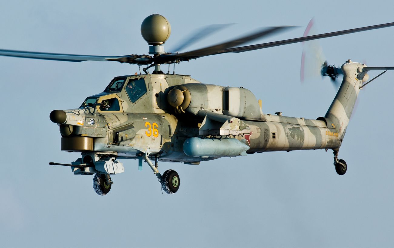 Фото до матеріалу: Українські дрони знищили російські вертольоти Мі-28 і Мі-17 у Воронезькій області