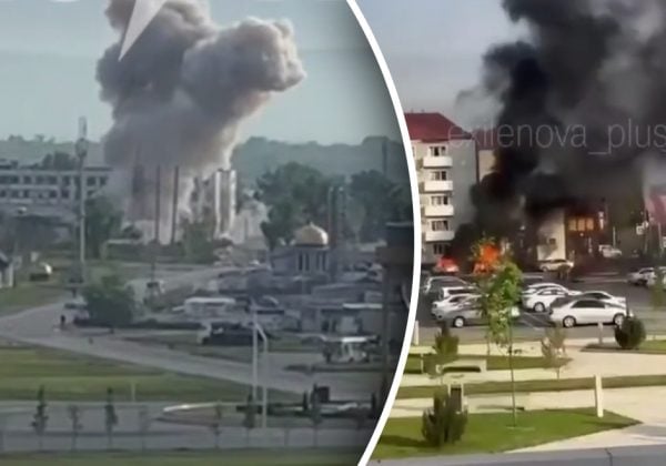 Фото до матеріалу: Дрони вдарили по Грозному: знищено штаб дивізії та вокзал
