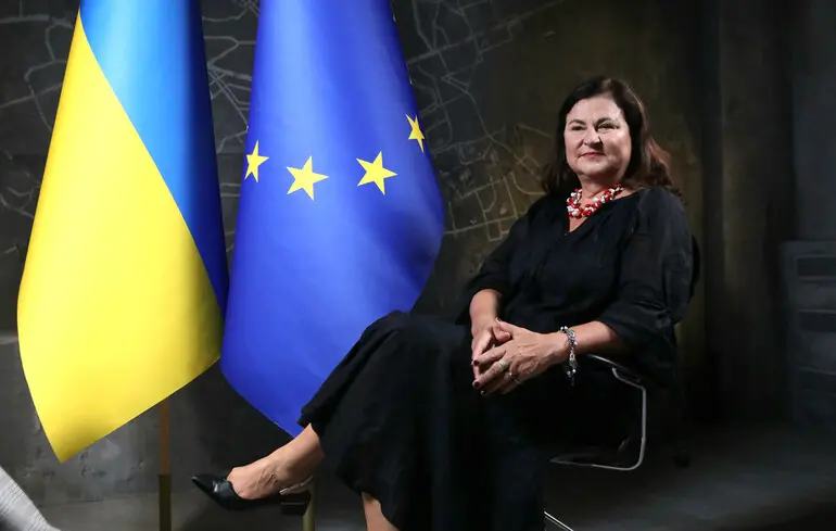 Фото до матеріалу: Посол ЄС Катаріна Матернова: реформи в Україні під час війни — це безпрецедентний виклик