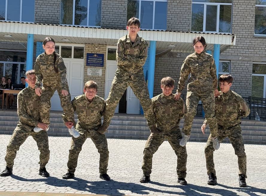 Фото до матеріалу: У Степанівській громаді відбувся етап Всеукраїнської військово-патріотичної гри «Сокіл»