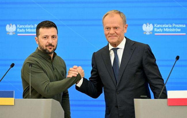 Фото до матеріалу: Зеленський і Туск домовляться про зустріч під час саміту в Єревані