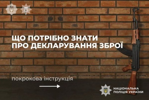 Фото до матеріалу: На Вознесенщині триває кампанія з декларування зброї: поліція закликає громадян бути відповідальними