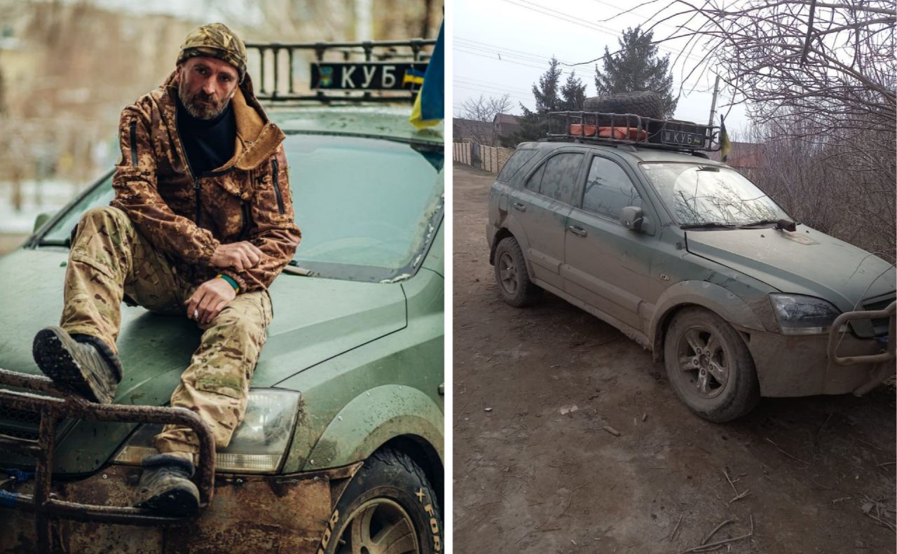 Фото до матеріалу: Земляки збирають кошти на ремонт фронтового авто для захисника Юрія Юричканича