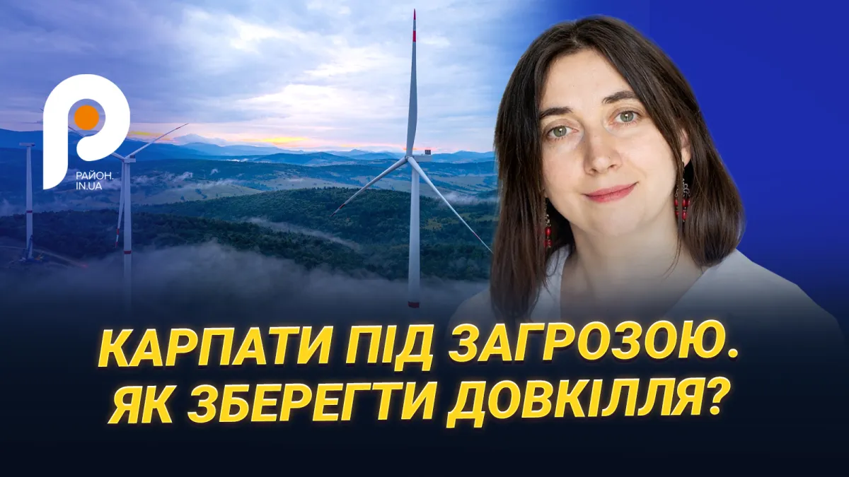 Фото до матеріалу: Ірина Федорів про екологічну загрозу вітряків у Карпатах та силу громадського тиску