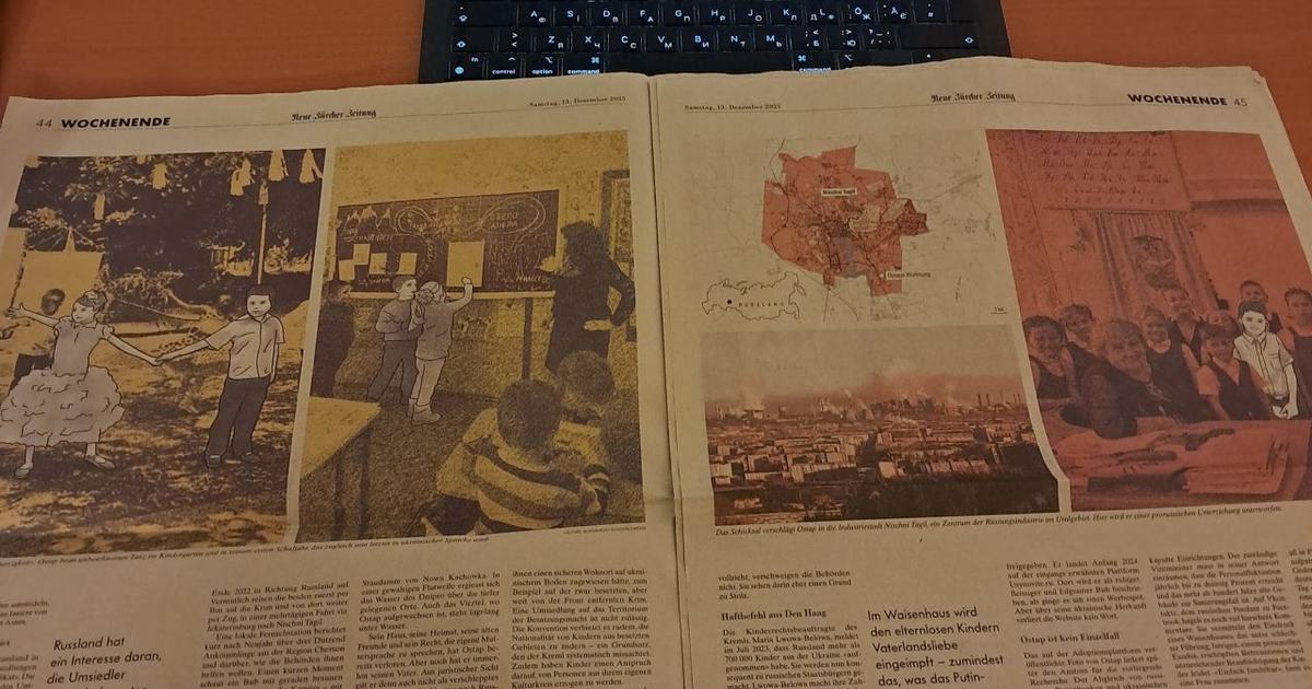 Фото до матеріалу: Датаспіл Texty.org.ua та NZZ про сироту з Херсонщини став переможцем Sigma Awards 2026