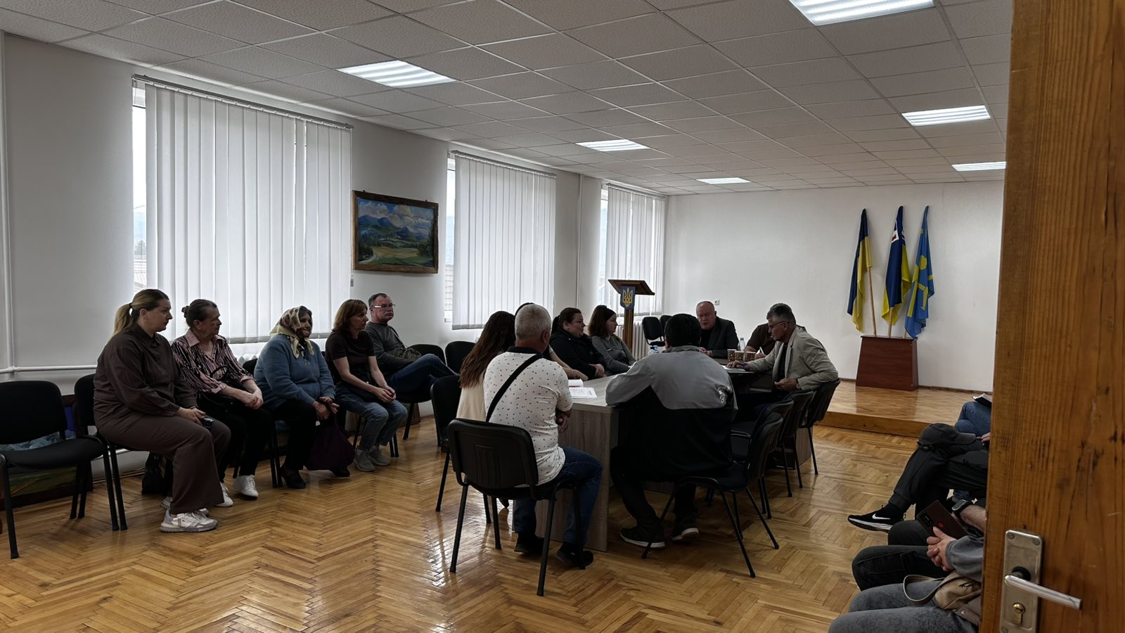 Фото до матеріалу: Ветерани Тересвянської громади обговорили з владою проблеми медицини та соцзахисту