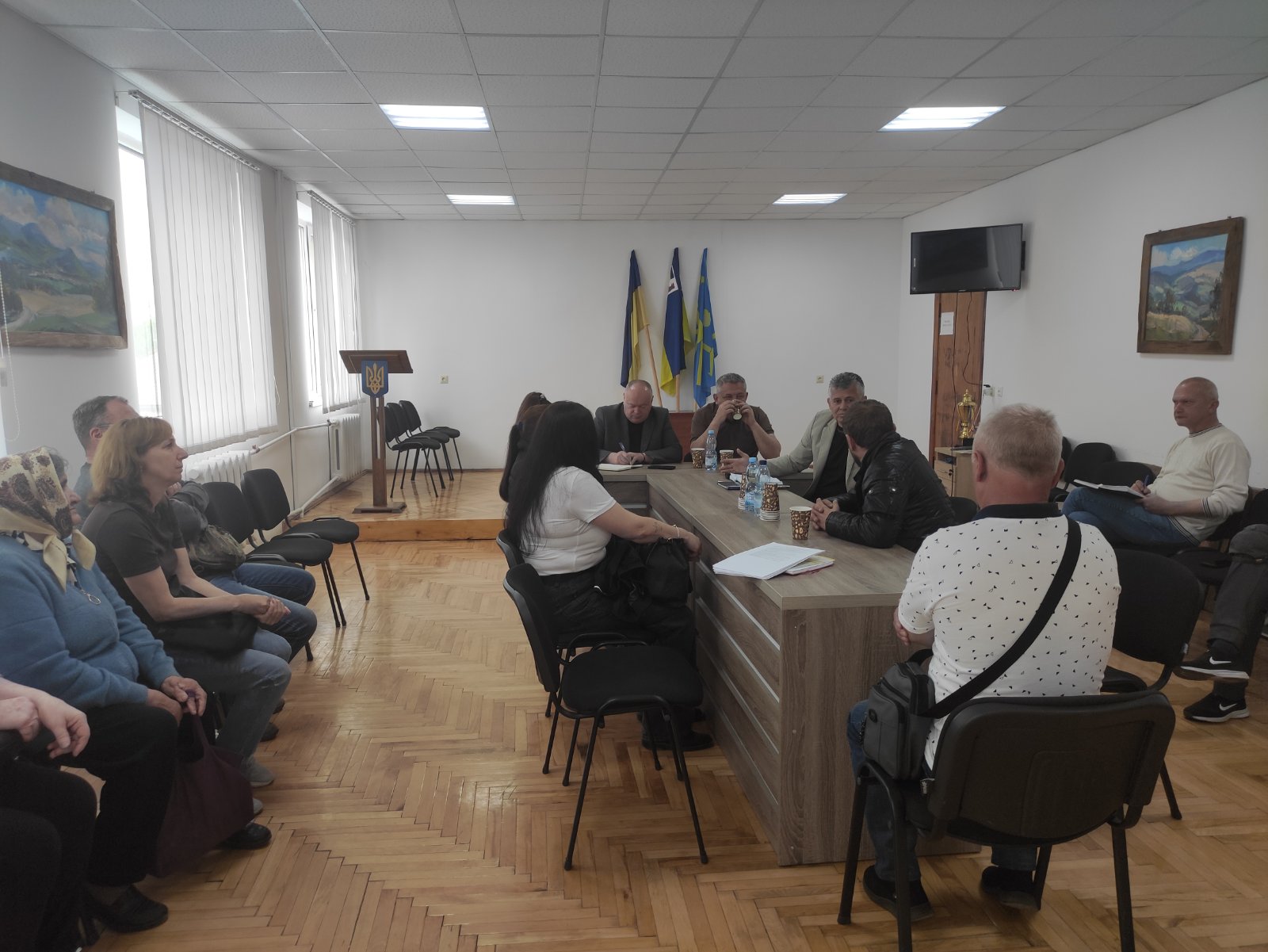 Фото до матеріалу: Ветерани Тересвянської громади обговорили з владою проблеми медицини та соцзахисту