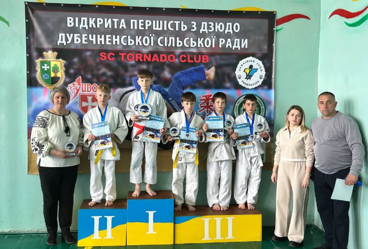 Фото до матеріалу: У Дубечненській громаді вперше провели Відкриту першість з дзюдо