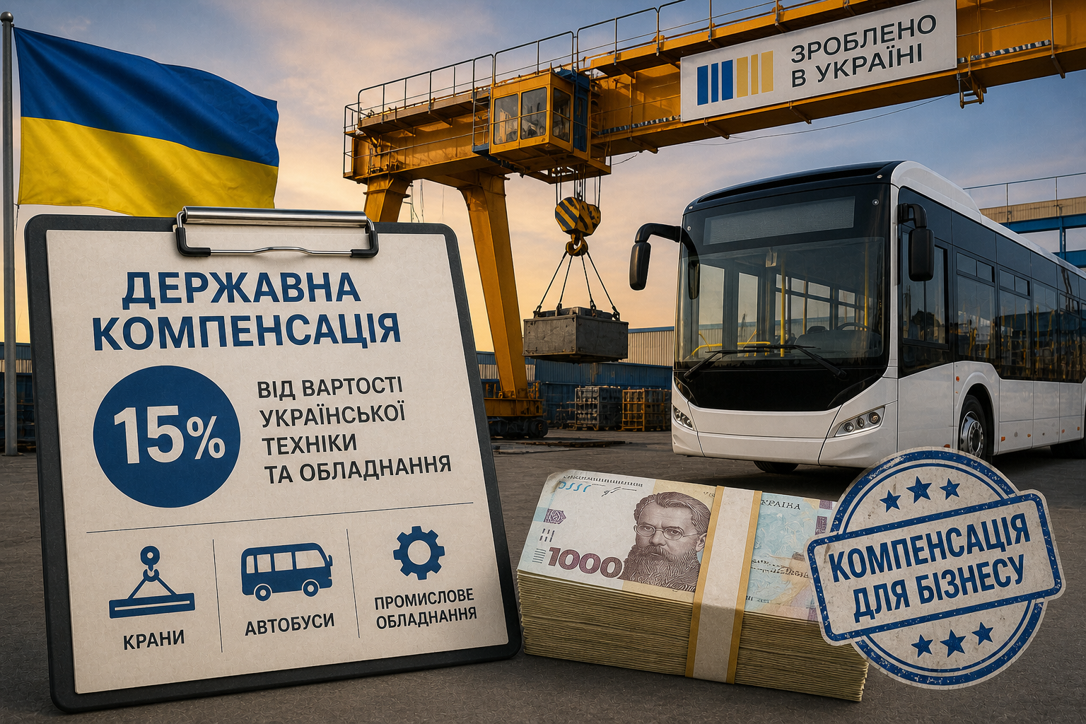 Фото до матеріалу: Держава повертає гроші бізнесу: як компенсації за українську техніку стимулюють ринок