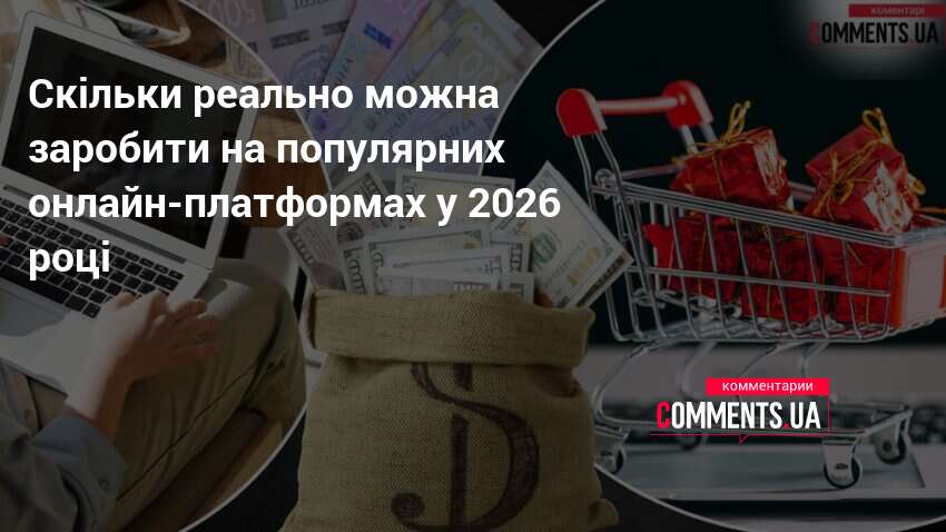 Фото до матеріалу: Скільки реально заробляти онлайн у 2026 році: факти і цифри