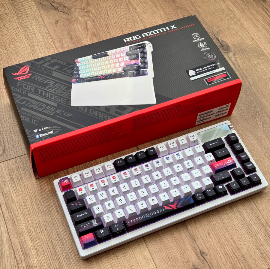 Фото до матеріалу: Огляд ASUS ROG Azoth X: чи виправдовує флагманська клавіатура свою високу ціну?