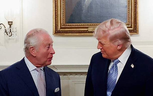 Фото до матеріалу: Король Чарльз III пожартував над Дональдом Трампом у Білому домі