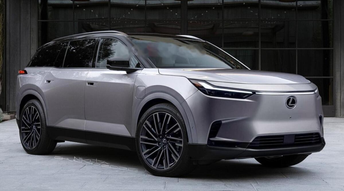 Фото до матеріалу: Новий флагманський електричний кросовер Lexus показаний на рендерах