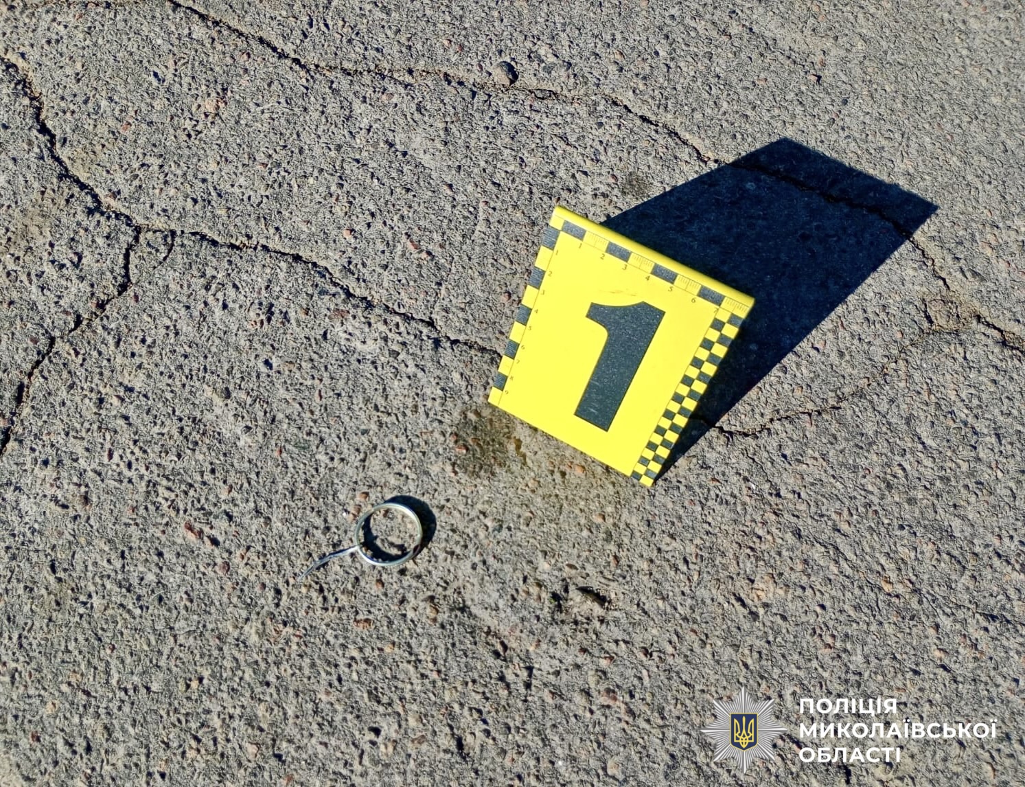 Фото до матеріалу: На Первомайщині поліція затримала чоловіка, який підірвав гранату на подвір'ї