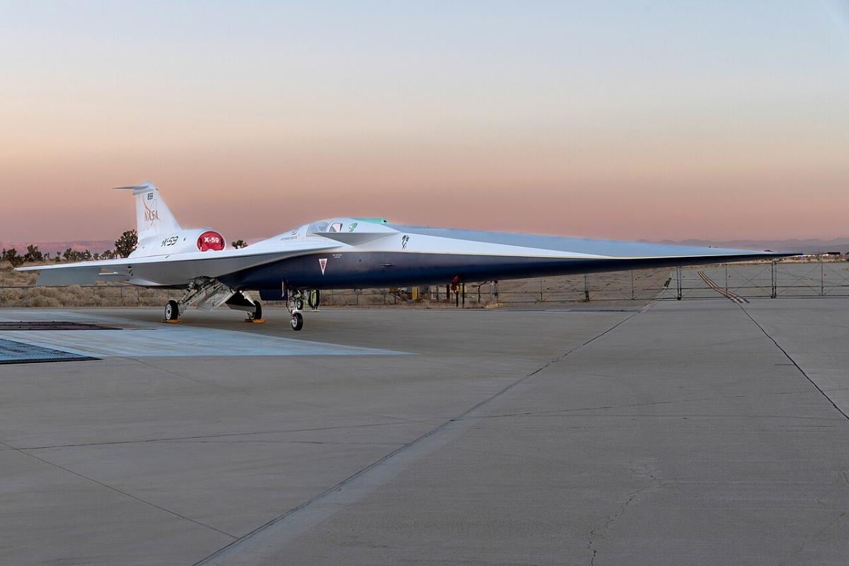Фото до матеріалу: США готують авіаційний прорив: літак X-59 змінить правила польотів над містами