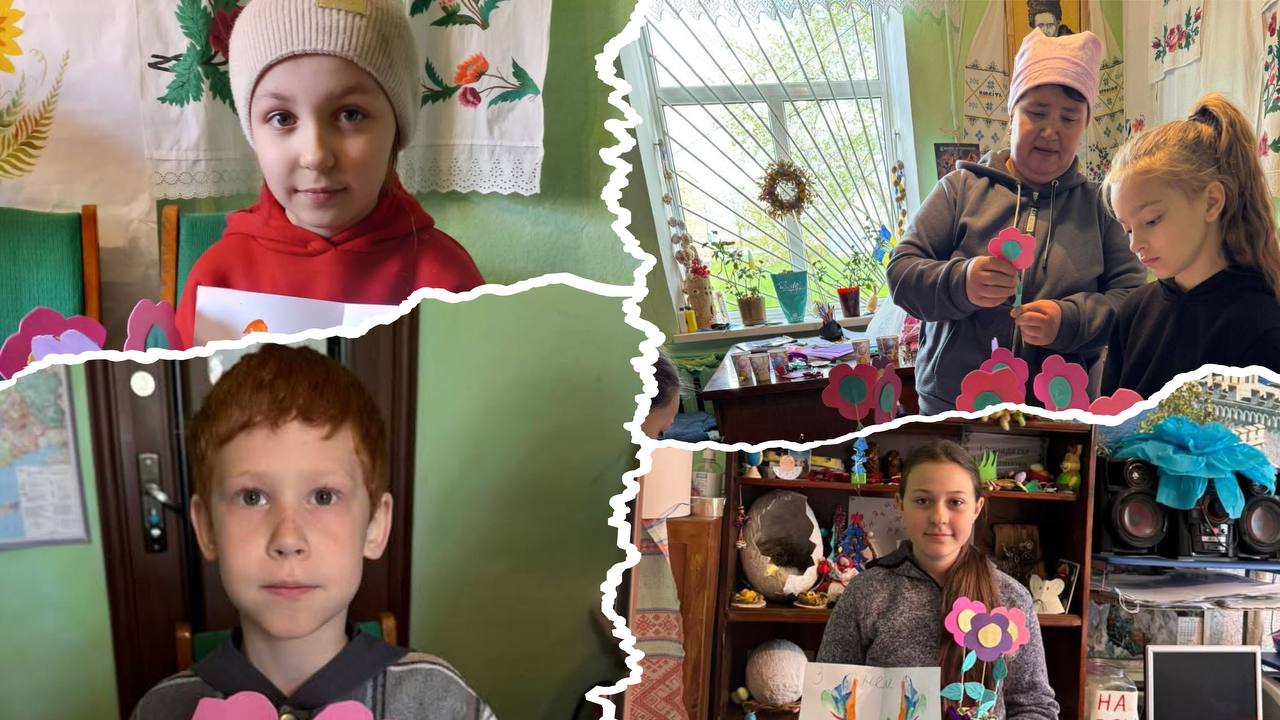 Фото до матеріалу: Теплі листівки для мам: діти Тальнівщини приготували подарунки до Дня матері