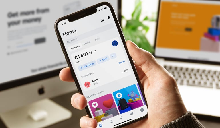 Фото до матеріалу: Revolut очолює рейтинг цифрових банків у 17 країнах Європи