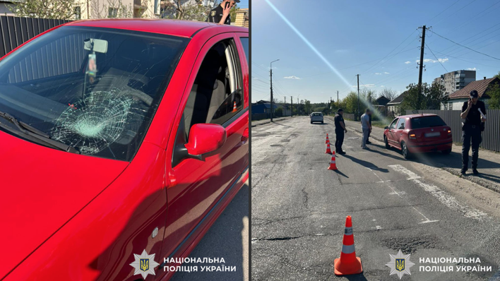 Фото до матеріалу: У Корсунь-Шевченківському на переході збили 12-річну дівчинку