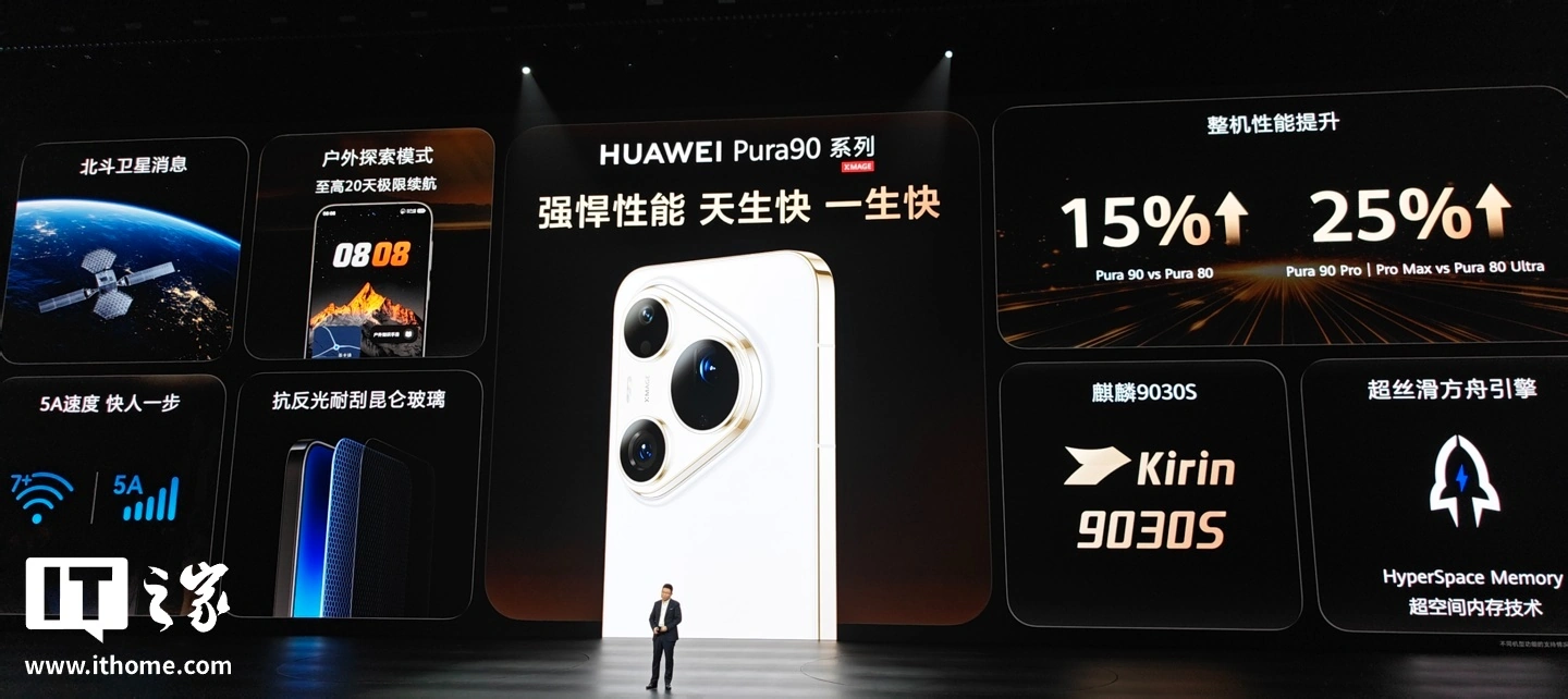 Фото до матеріалу: Huawei представила флагманську серію Pura 90: Kirin 9030S, супутниковий зв'язок та рекордна автономність