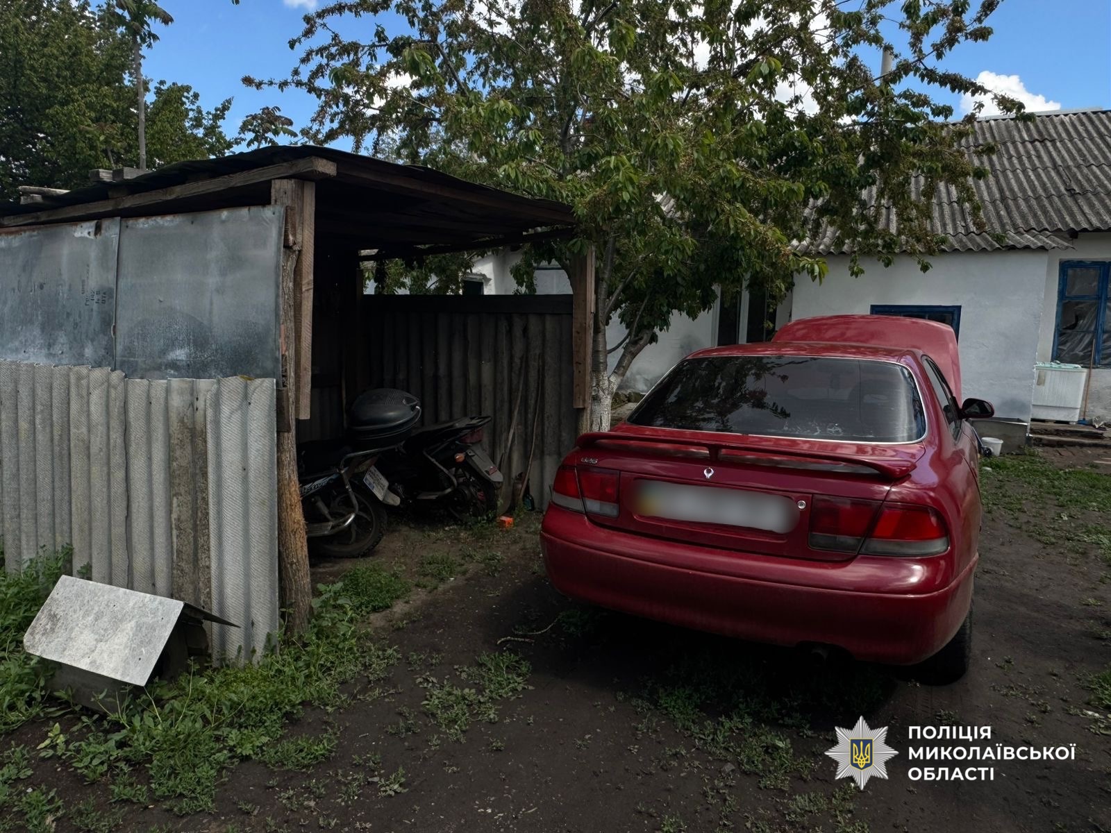 Фото до матеріалу: На Баштанщині 24-річний молодик викрав авто у сусіда: подробиці затримання