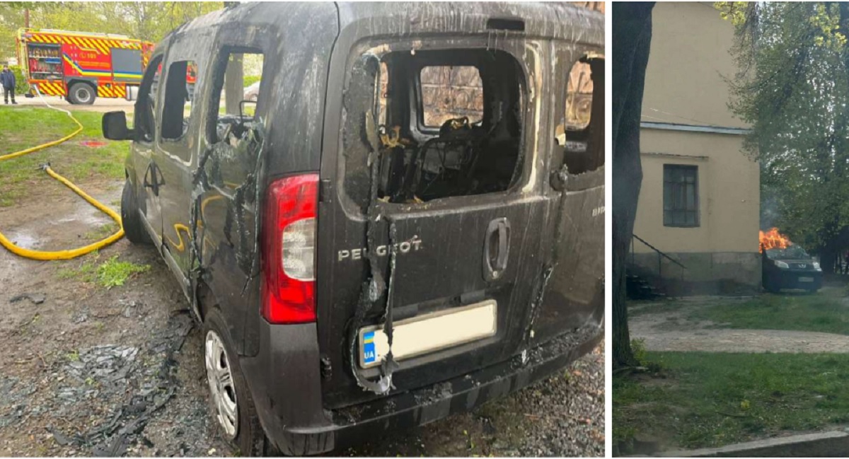 Фото до матеріалу: Двоє дітей підпалили Peugeot у Бердичеві: відкрито провадження за умисне знищення майна