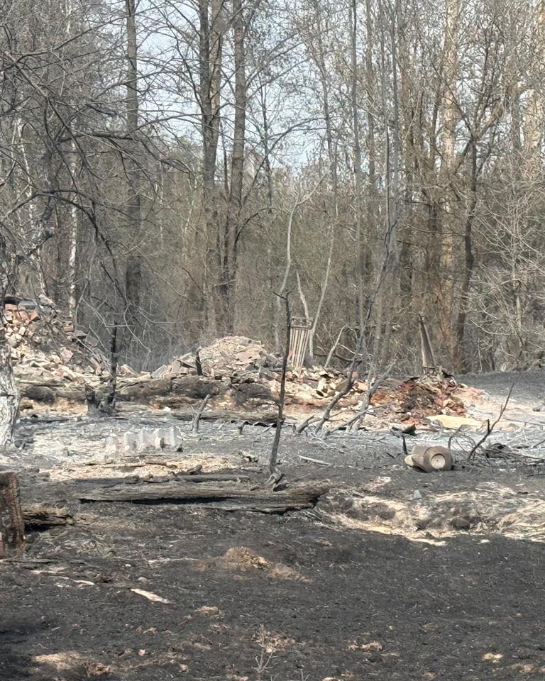 Фото до матеріалу: Чорнобильська зона відчуження: масштабна пожежа охопила 1200 гектарів
