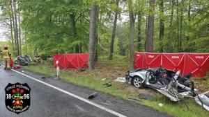 Фото до матеріалу: Двоє українців загинули у ДТП у Польщі: водій керував без дозволу