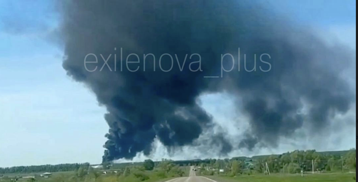 Фото до матеріалу: Multiple Russian Fuel, Gas Sites Targeted in 286-Drone Overnight Barrage