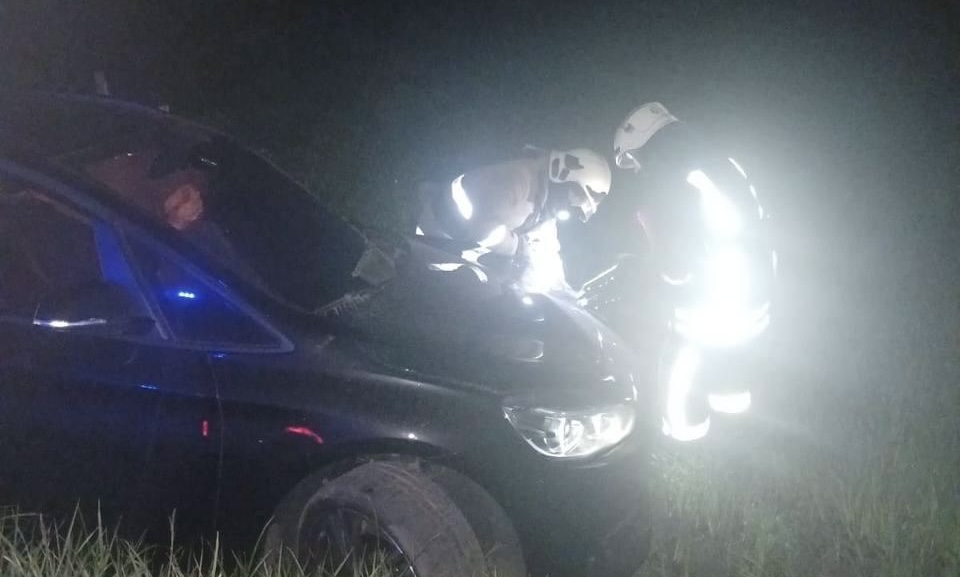Фото до матеріалу: У Калуші сталася нічна ДТП: двоє постраждали
