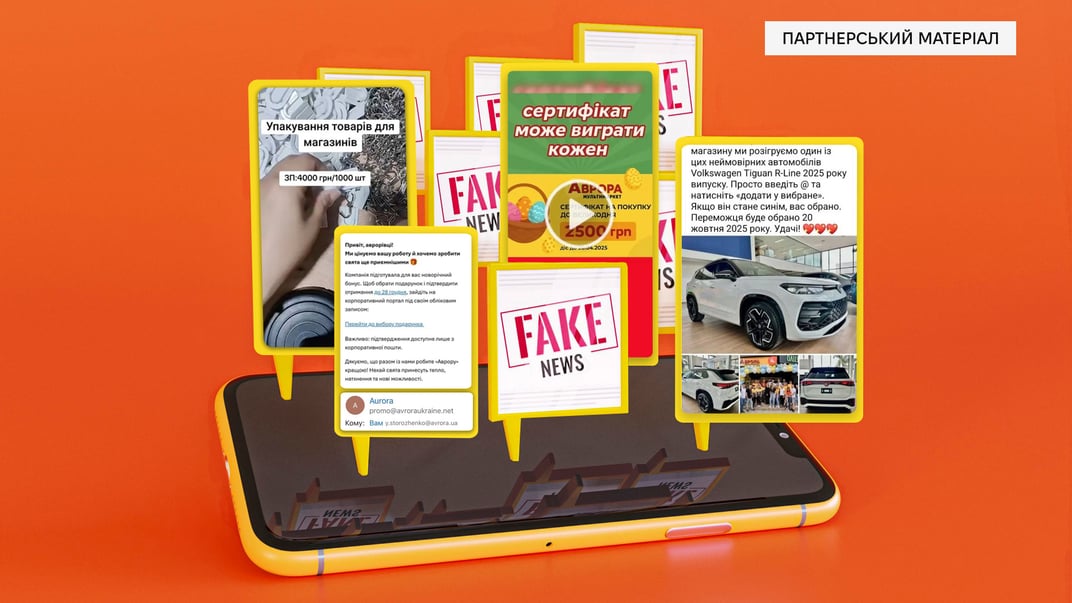 Фото до матеріалу: Фейкові розіграші й вакансії: як шахраї маскуються під бренди та як себе захистити